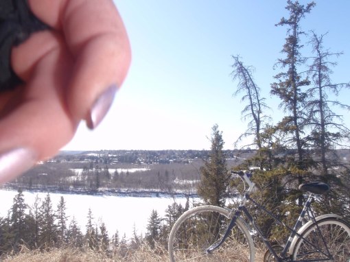 In creating this blog, sometimes I have strange photographic misfires. I thought this one was share-worthy. Also, bare fingers? Spring must be in the air.
